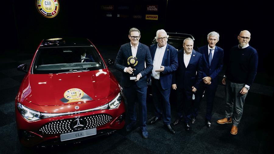 La Mercedes-Benz CLA élue Car of the Year 2026